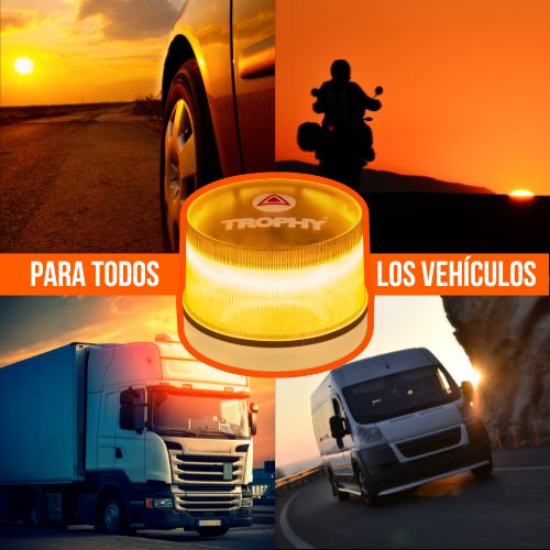 Baliza V16 Homologada DGT 3.0 con Geolocalización. Conexión Telefónica Tech. Integración Google Maps y Waze.